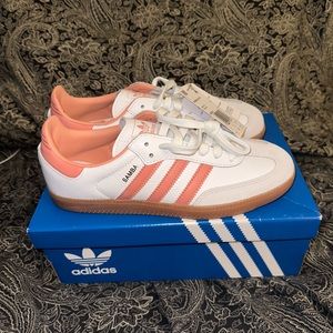 Brand new adidas sambas. Size was too big for me, never worn.